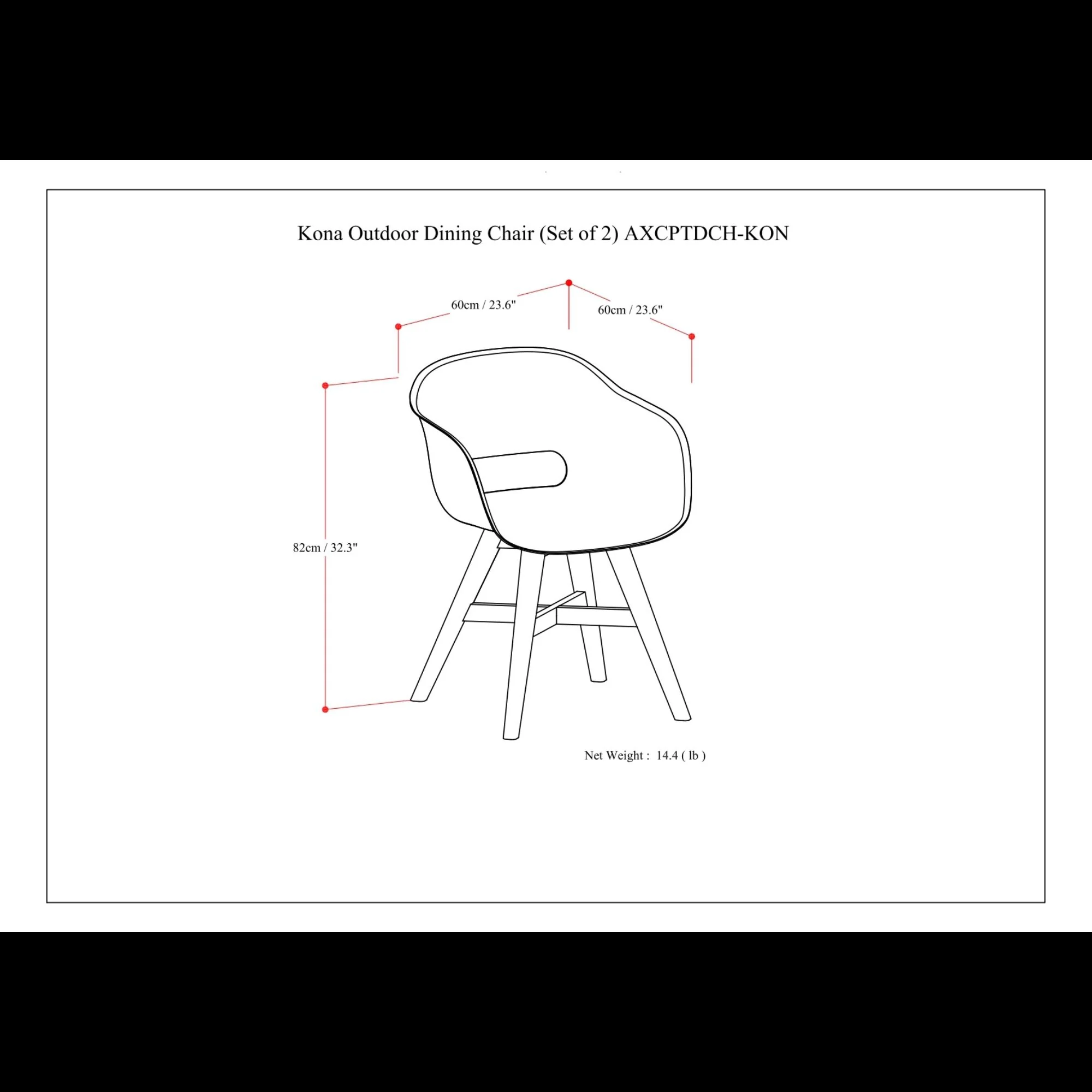 Kona - Outdoor Dining Chair In Plastic (Set of 2) - Image 11