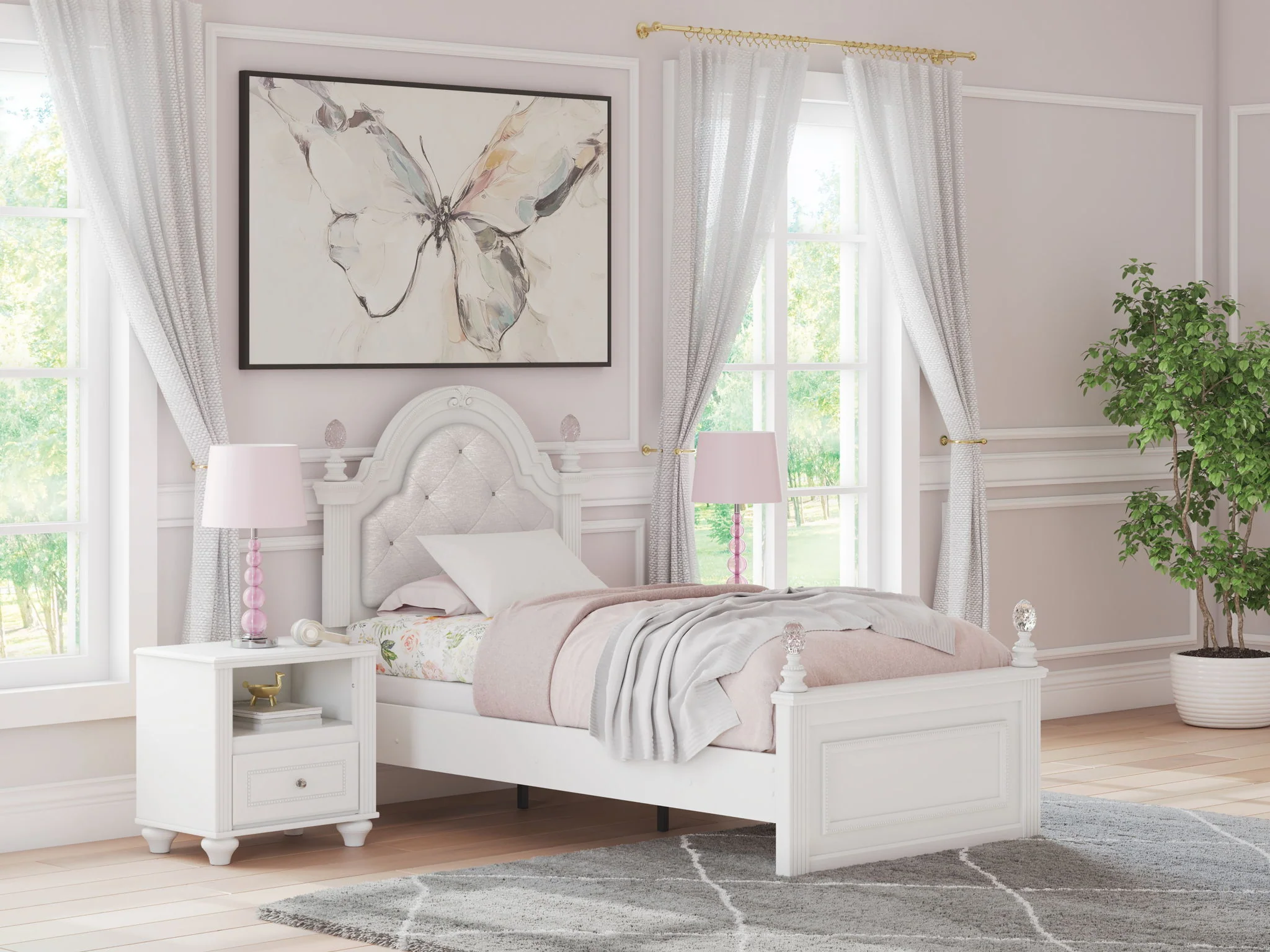 Kozlani - Upholstered Panel Bed - Image 11