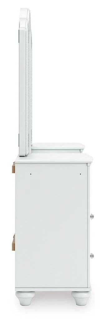 Kozlani - Vanity With Mirror - White - Image 7