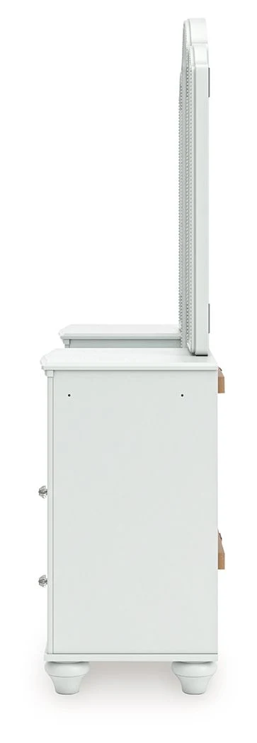 Kozlani - Vanity With Mirror - White - Image 8