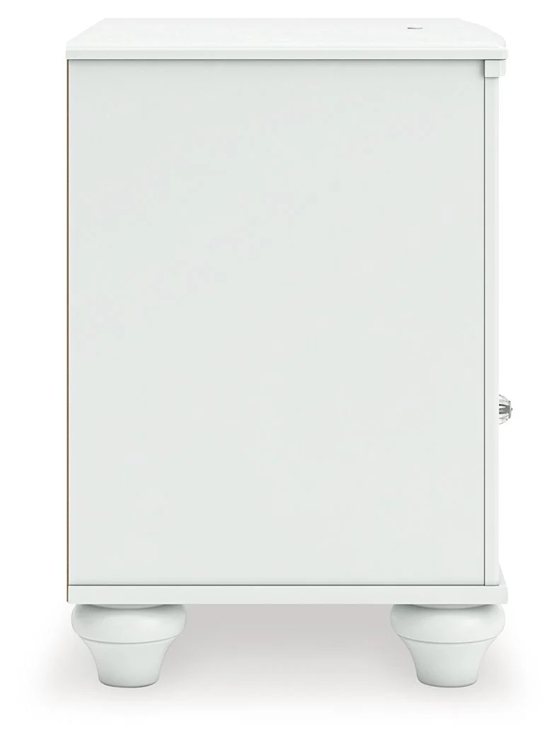 Kozlani - One Drawer Night Stand - White - Image 3
