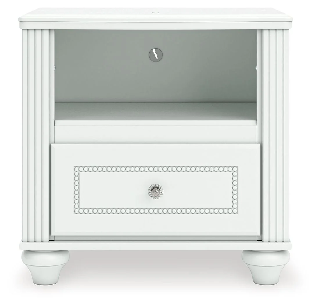 Kozlani - One Drawer Night Stand - White - Image 9