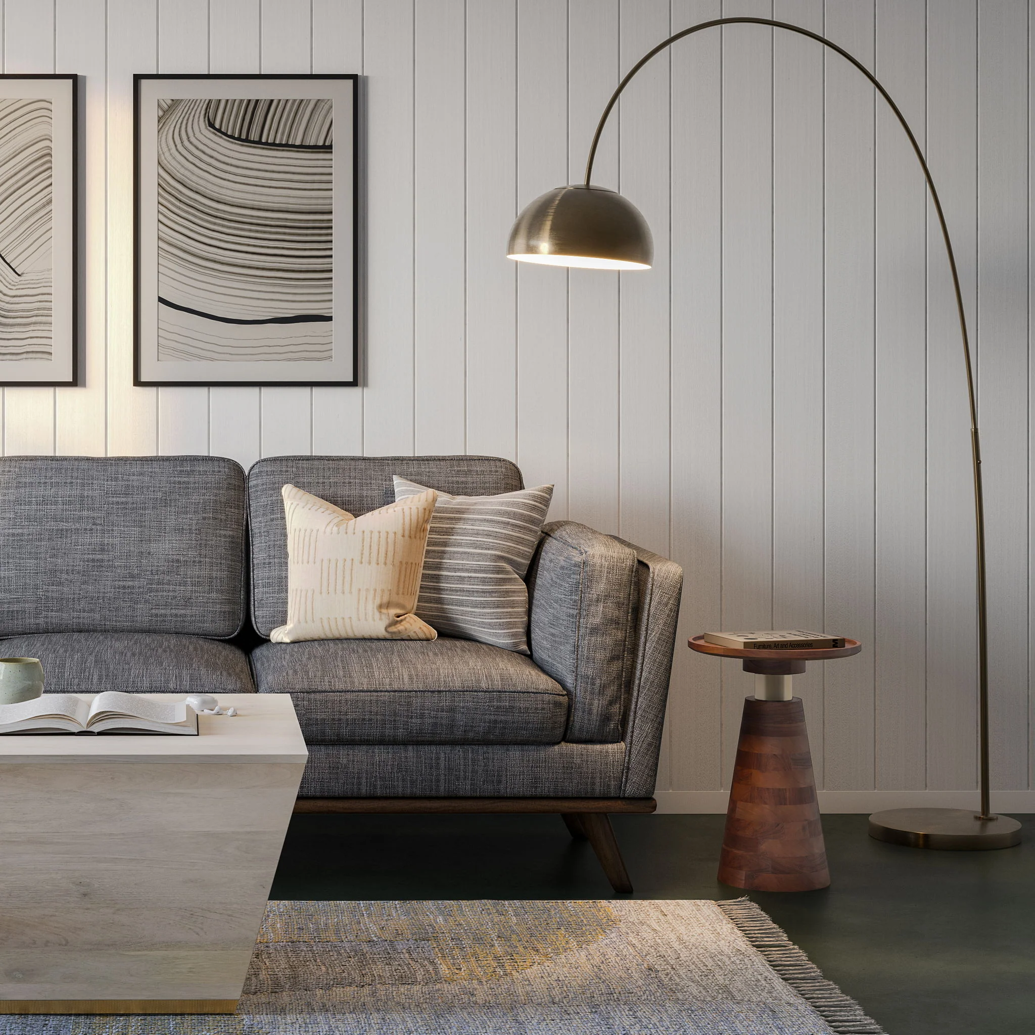Kramer - Side Table - Cognac - Image 2