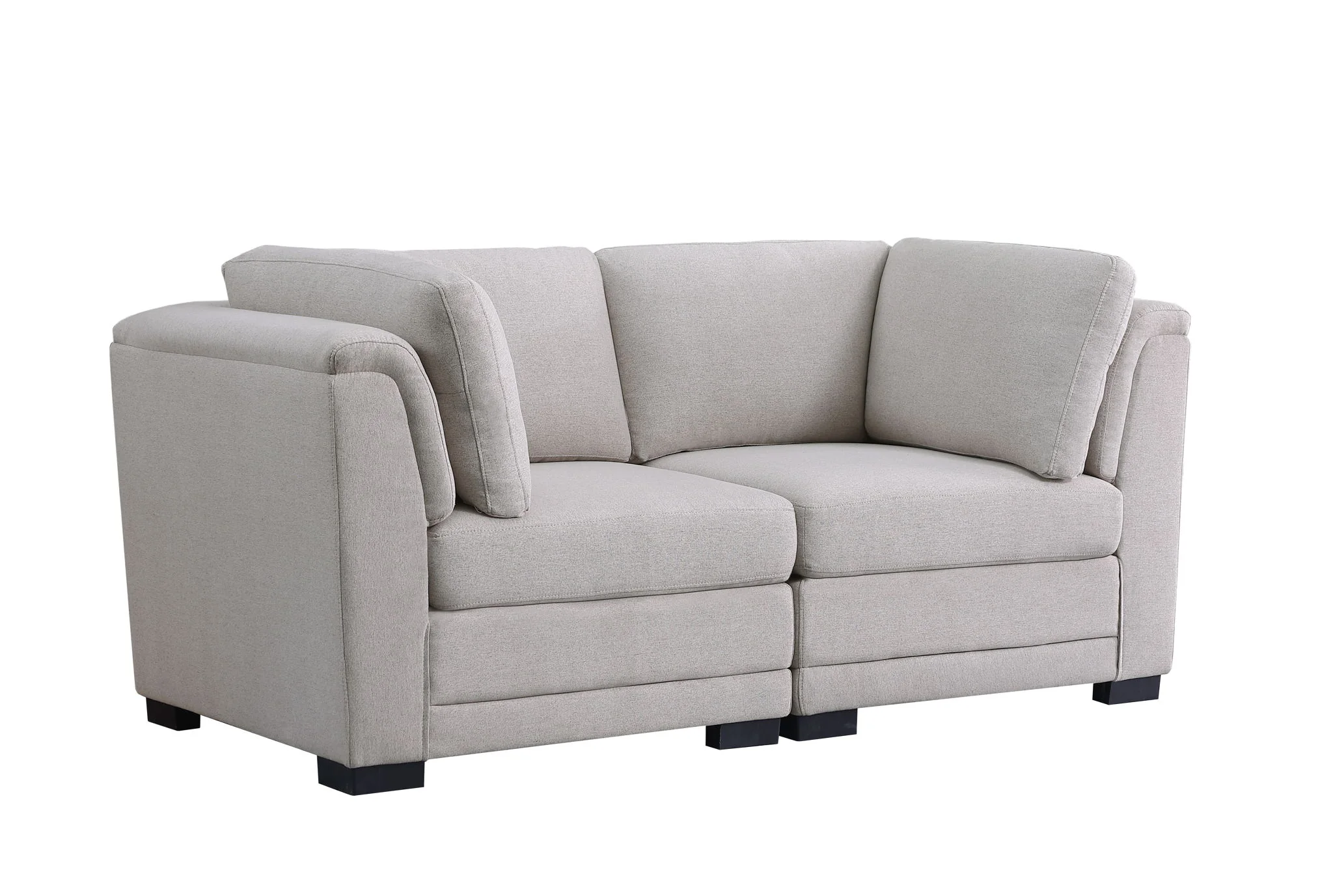 Kristin - Loveseat - Light Gray - Image 5