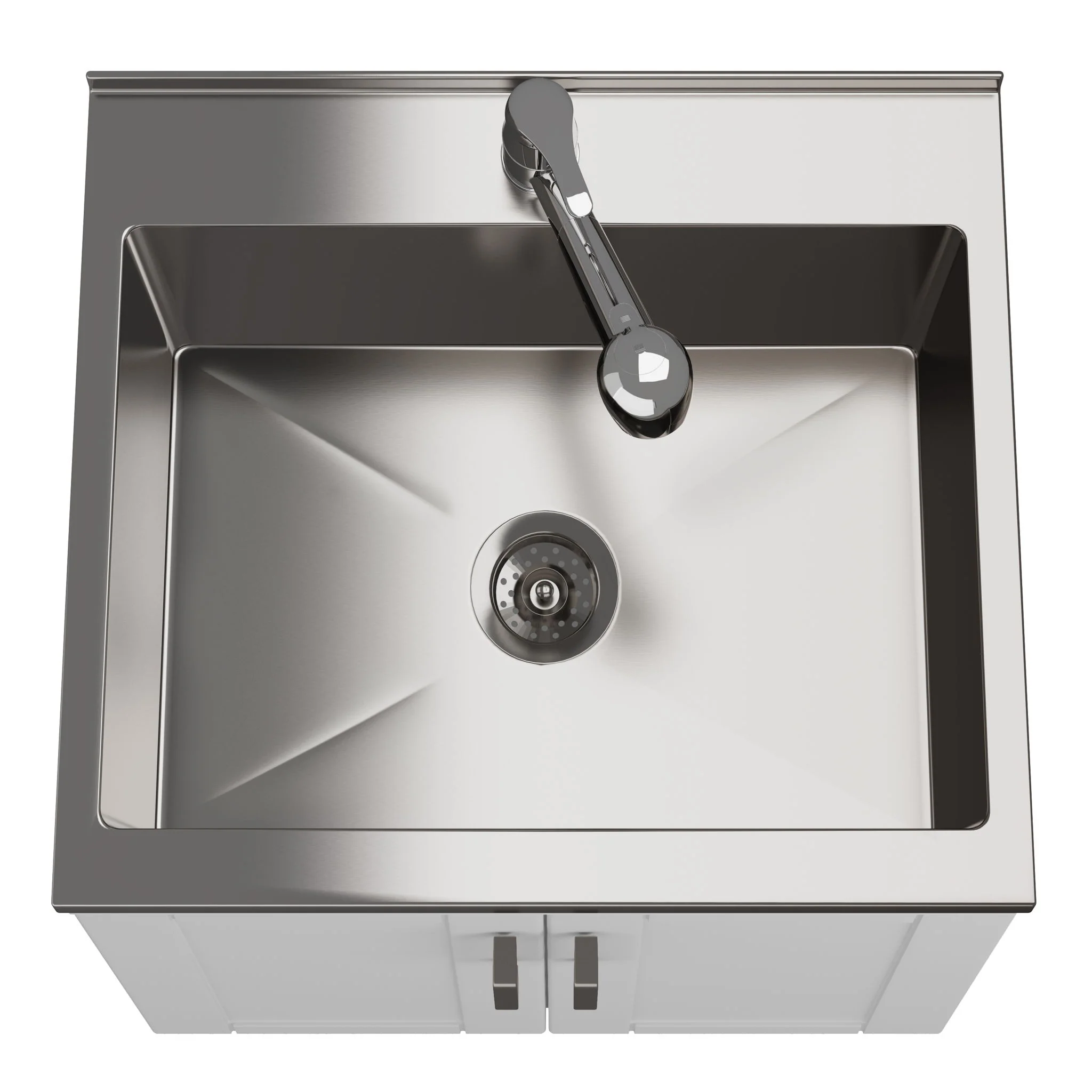 Kyle - Laundry Cabinet & Faucet And Stainless Steel Sink - Image 20
