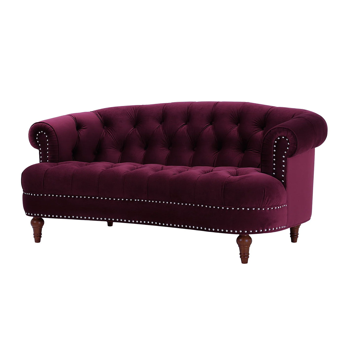 La Rosa - Victorian Chesterfield Loveseat - Image 11