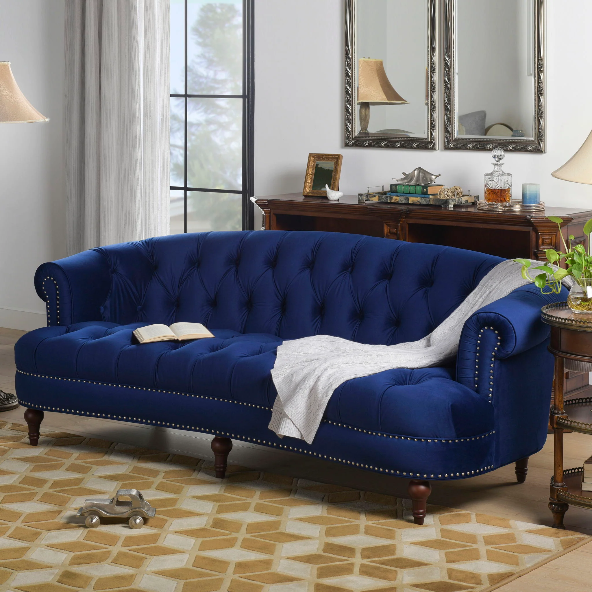 La Rosa - Victorian Chesterfield Tufted Sofa - Image 2