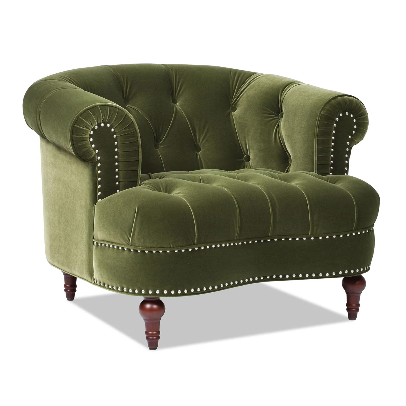 La Rosa - Victorian Tufted Upholstered Accent Chair - Image 11