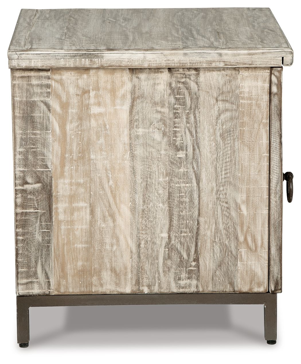 Laddford - Accent Cabinet - Shelf - Whitewash - Image 2