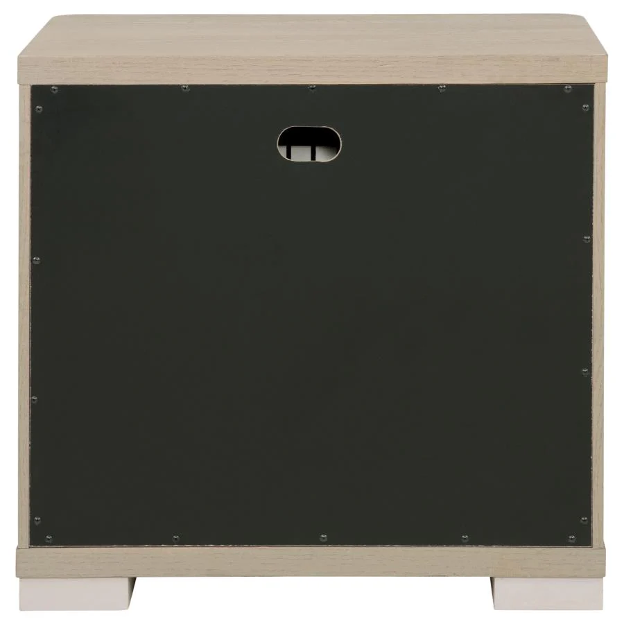 Ladera - 2-Drawer Nightstand Bedside Table - Light Elm - Image 7