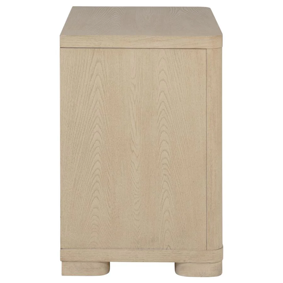 Ladera - 2-Drawer Nightstand Bedside Table - Light Elm - Image 9