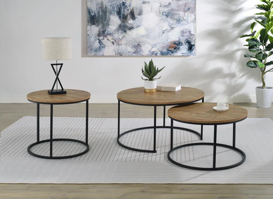 Lainey - Round Occasional Side End Table - Mango - Image 11