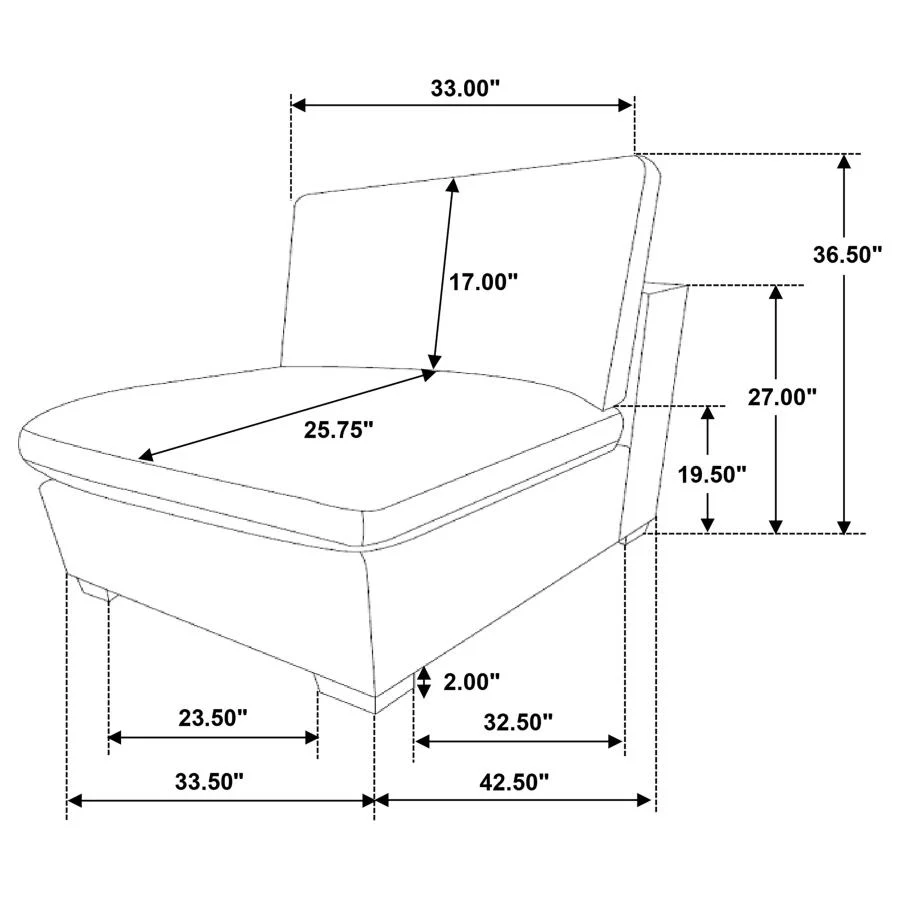 Lakeview - 5-Piece Upholstered Modular Sectional Sofa - Image 16