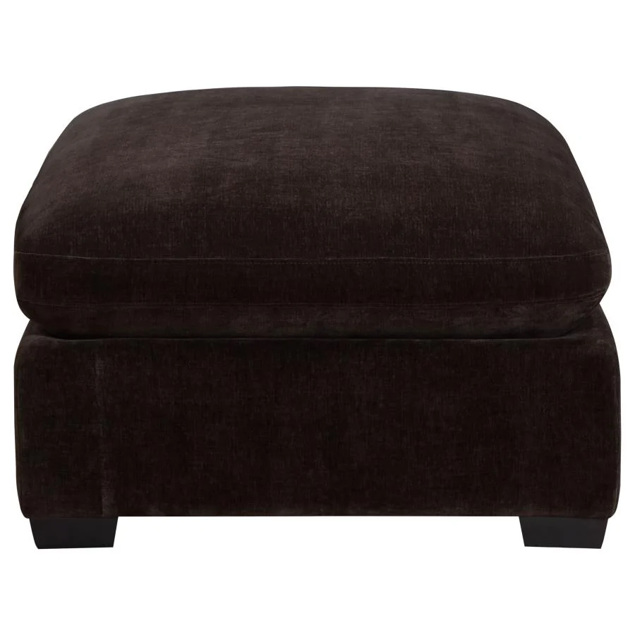 Lakeview Rectangular Upholstered Ottoman Dark Chocolate - Image 3