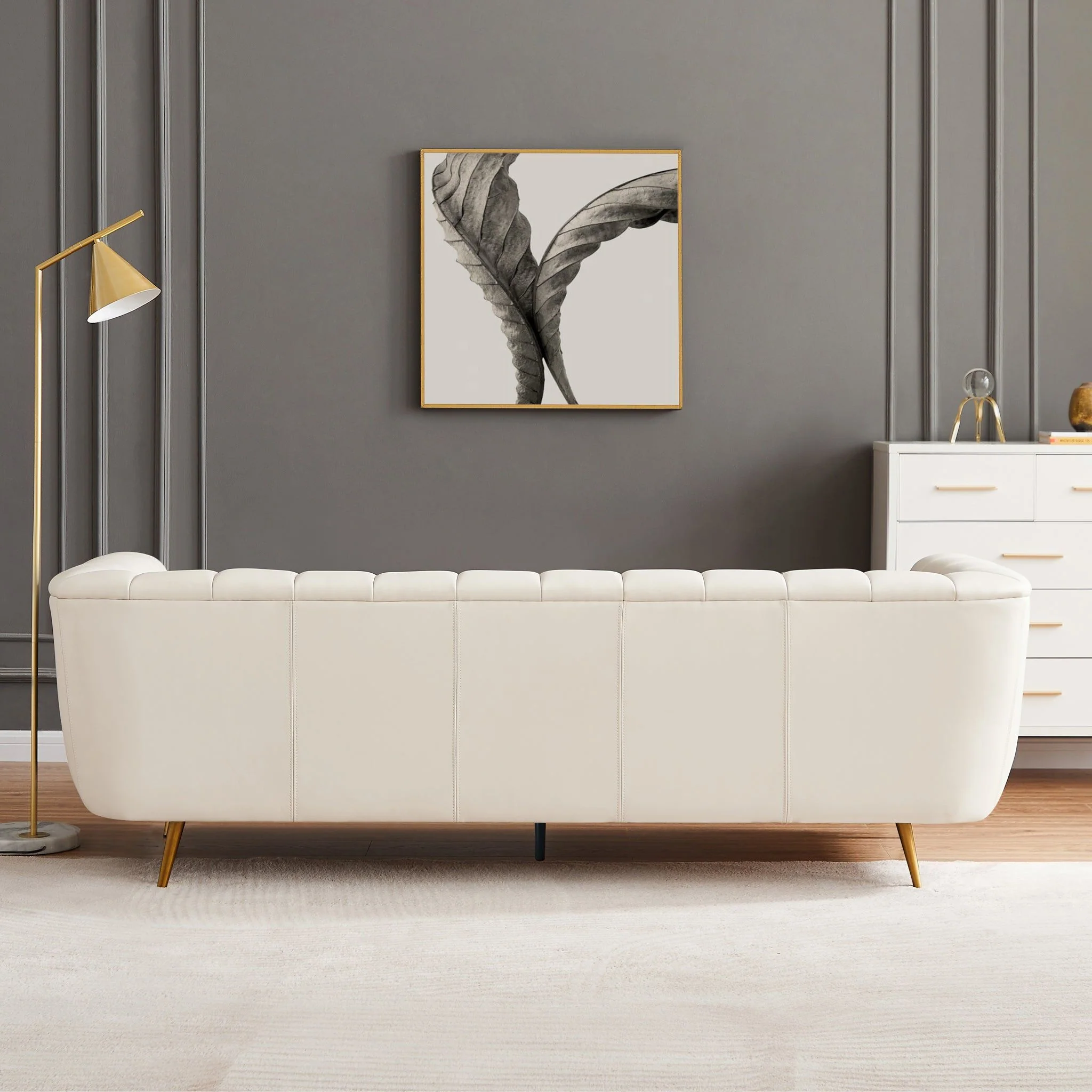 Lamattina - Genuine Italian Channel Tufted Sofa - Image 3