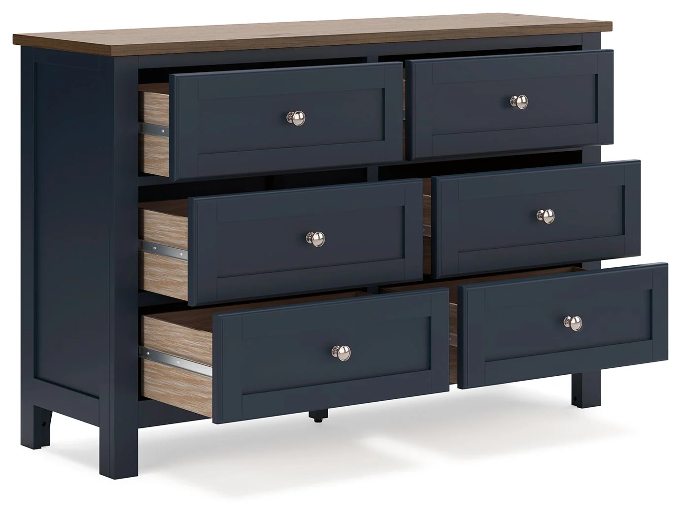 Landocken - Dresser - Brown / Blue - Image 7