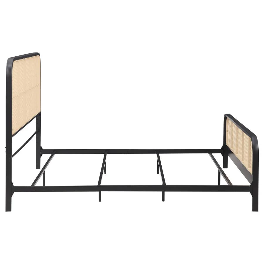 Lanewood - Open Cane Rattan Metal Bed - Image 29