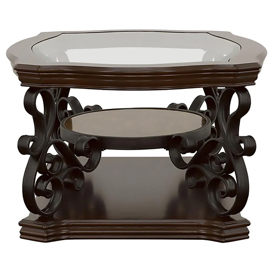 Laney - 1-Shelf Glass Top Rectangular Table - Image 10