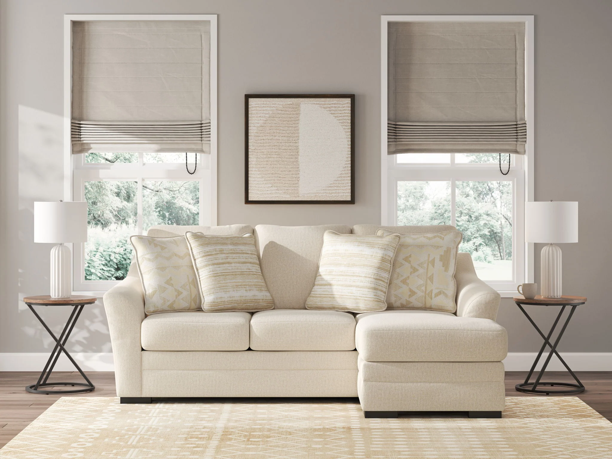 Lango - Queen Sofa Chaise Sleeper - Jute - Image 5