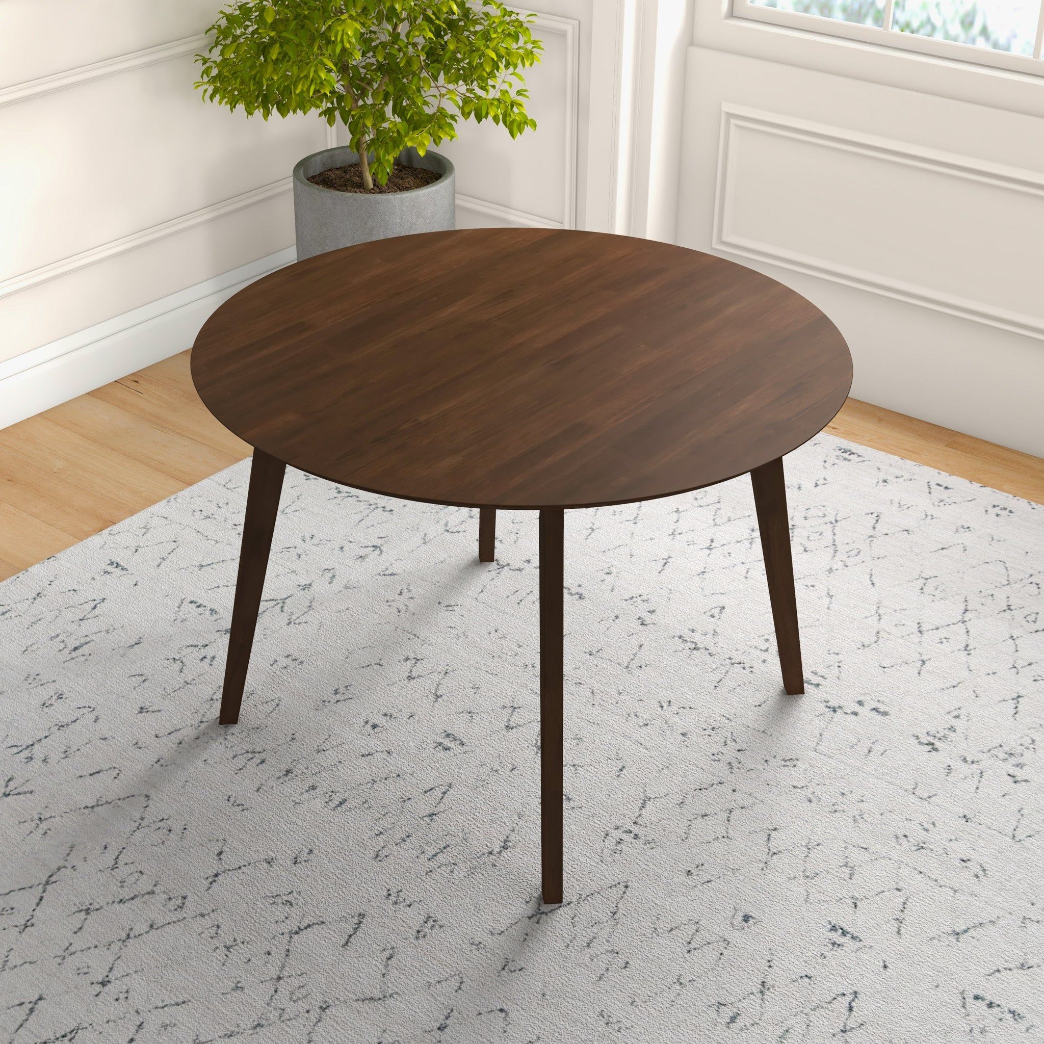 Lara - Dining Table (Walnut) - Brown - Image 3