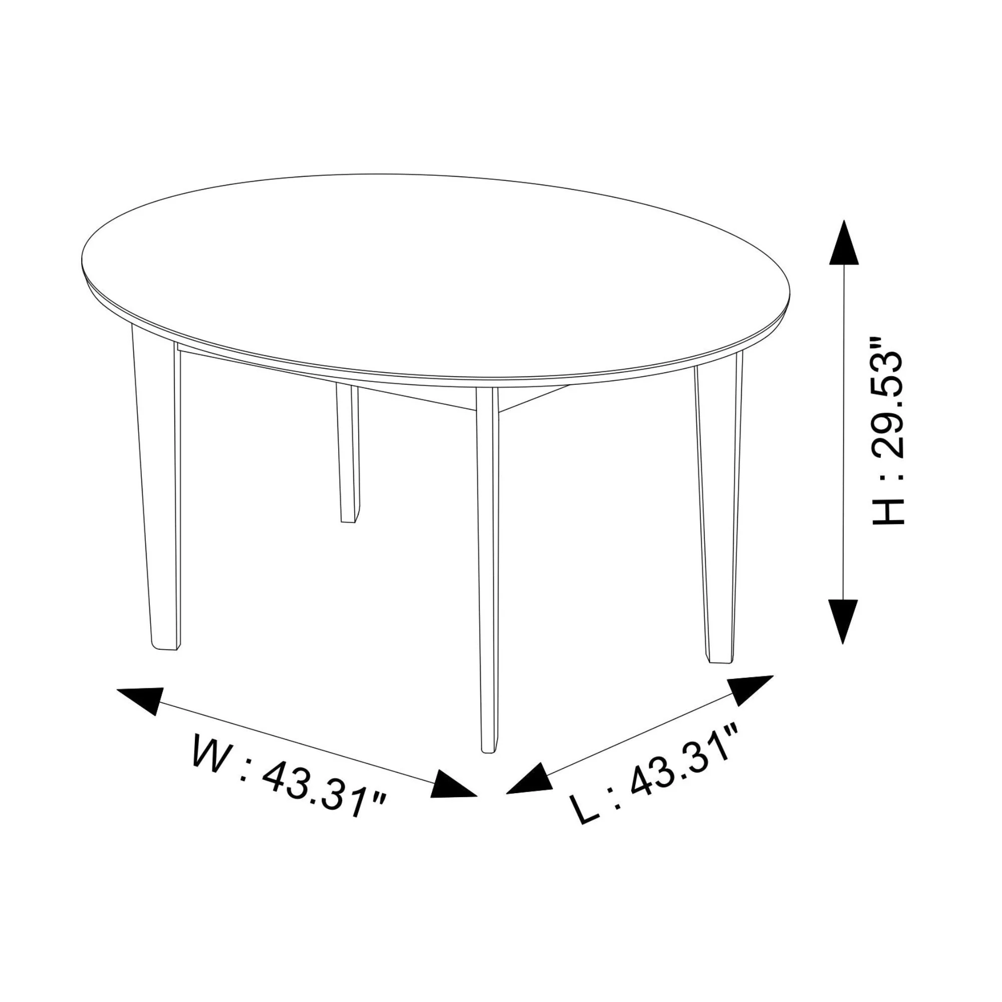 Lara - Dining Table (Walnut) - Brown - Image 7