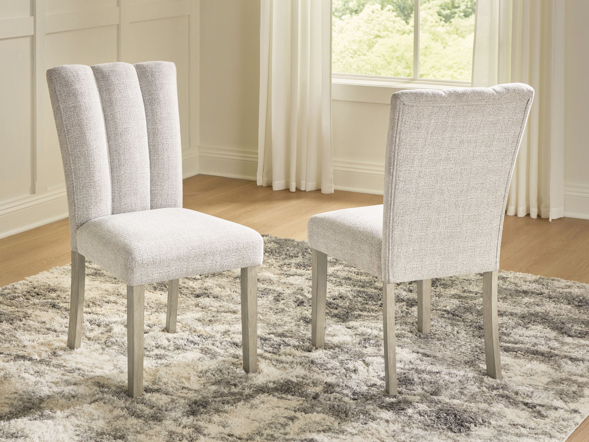 Larawyn - Dining Upholstered Side Chair (Set of 2) - Bisque - Image 4
