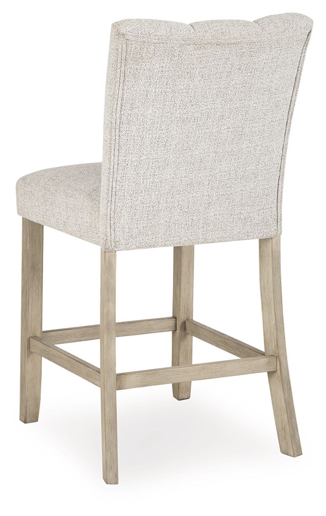 Larawyn - Upholstered Barstool (Set of 2) - Bisque - Image 5