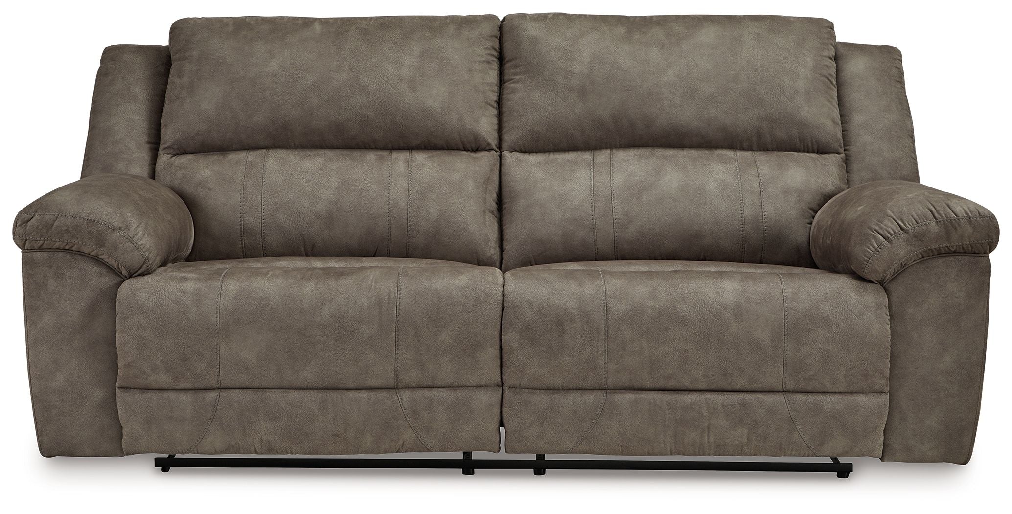Laresview - 2 Seat Reclining Sofa - Fossil - Image 2