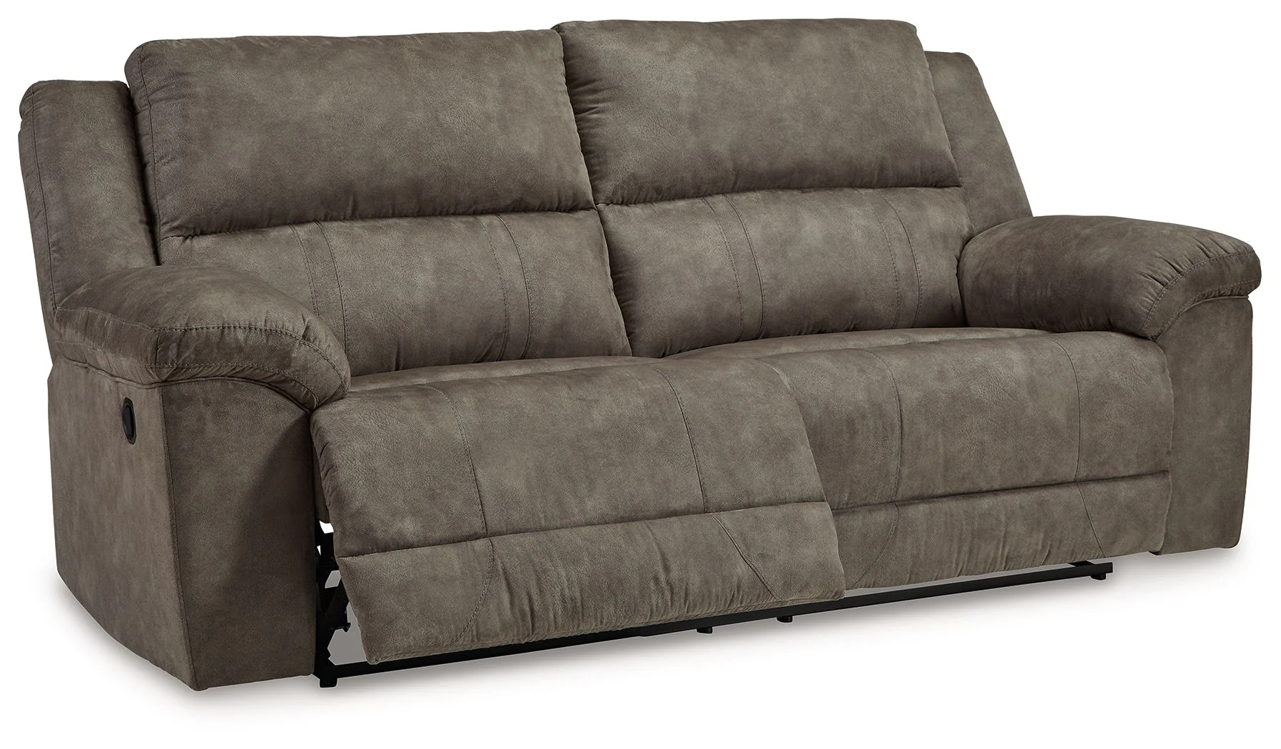 Laresview - 2 Seat Reclining Sofa - Fossil - Image 3