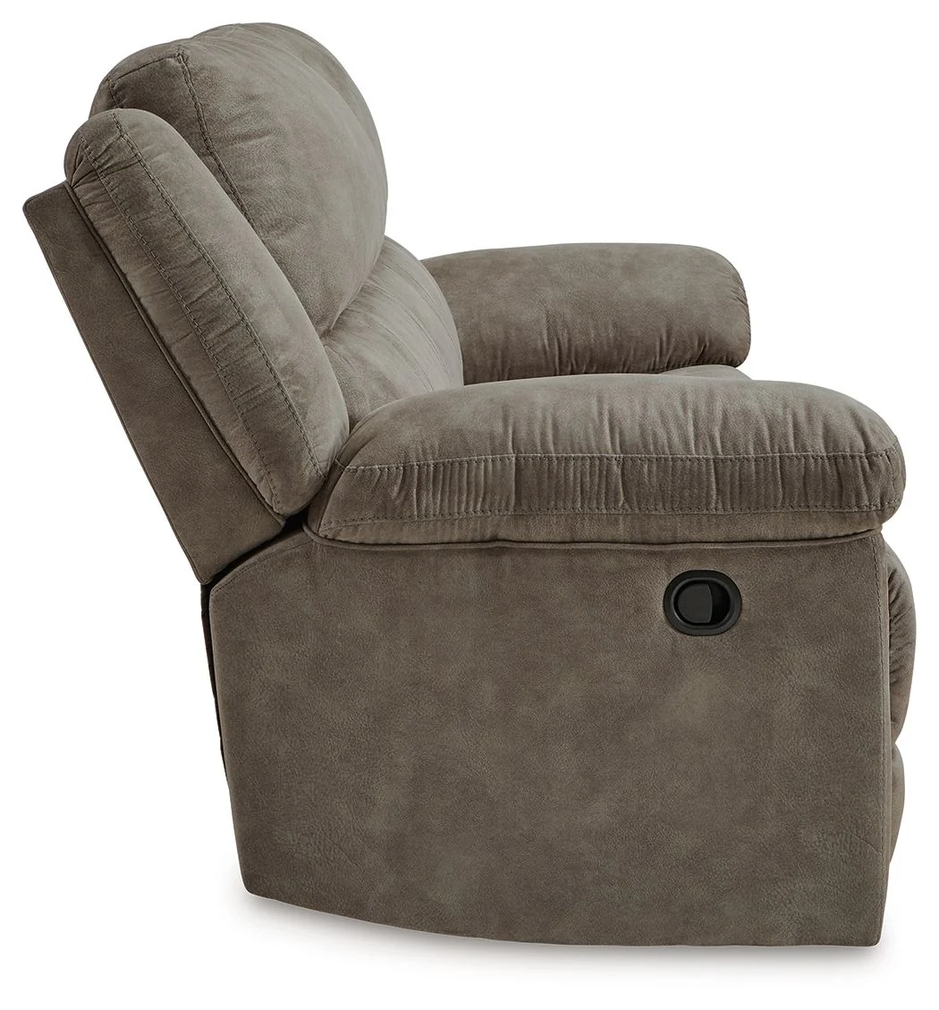Laresview - 2 Seat Reclining Sofa - Fossil - Image 5