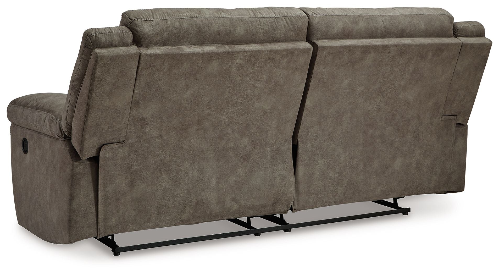 Laresview - 2 Seat Reclining Sofa - Fossil - Image 6