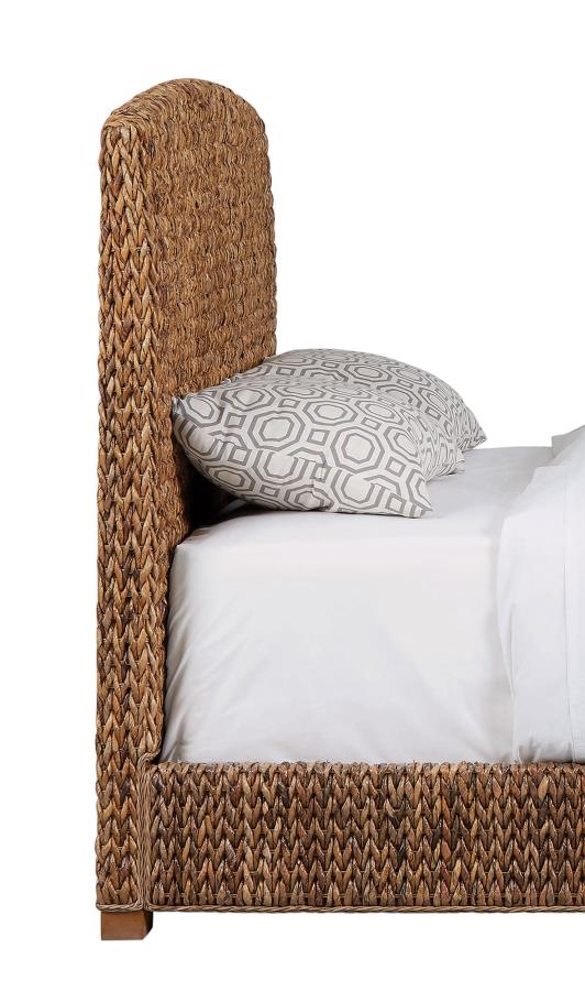 Laughton - Banana Leaf Panel Bed - Image 9