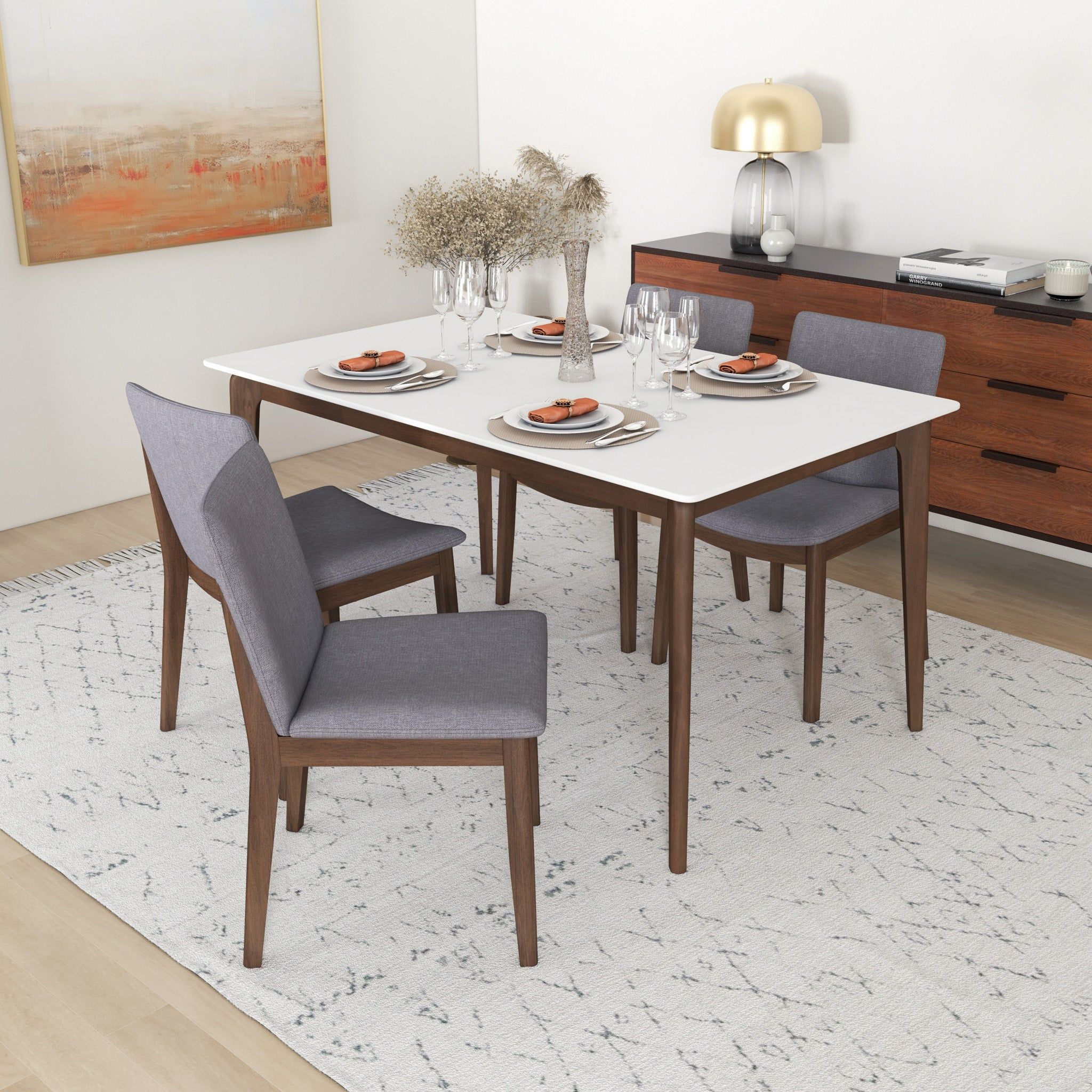 Laura - Mid-Century Modern Solid Wood Dining Chair (Set of 2) - Image 20