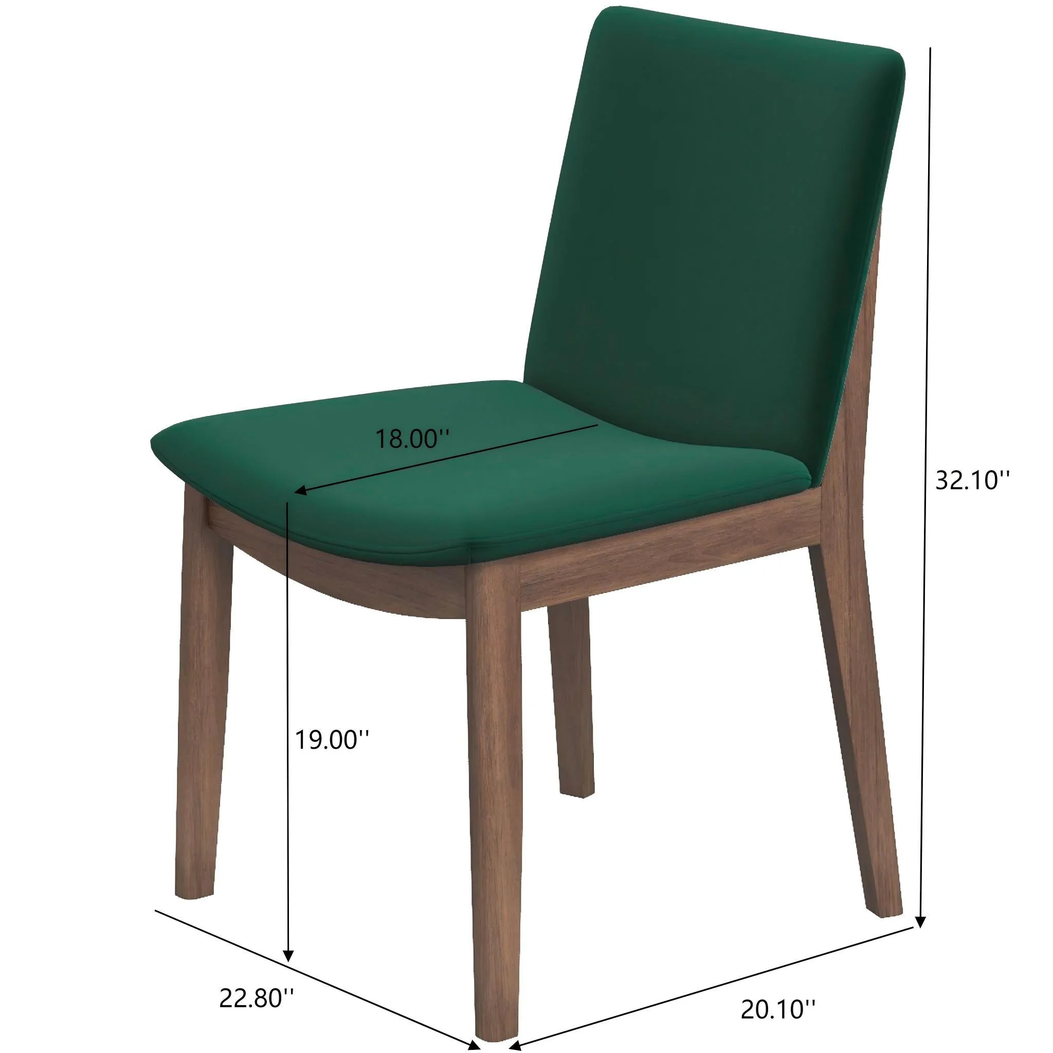 Laura - Mid-Century Modern Solid Wood Dining Chair (Set of 2) - Image 27