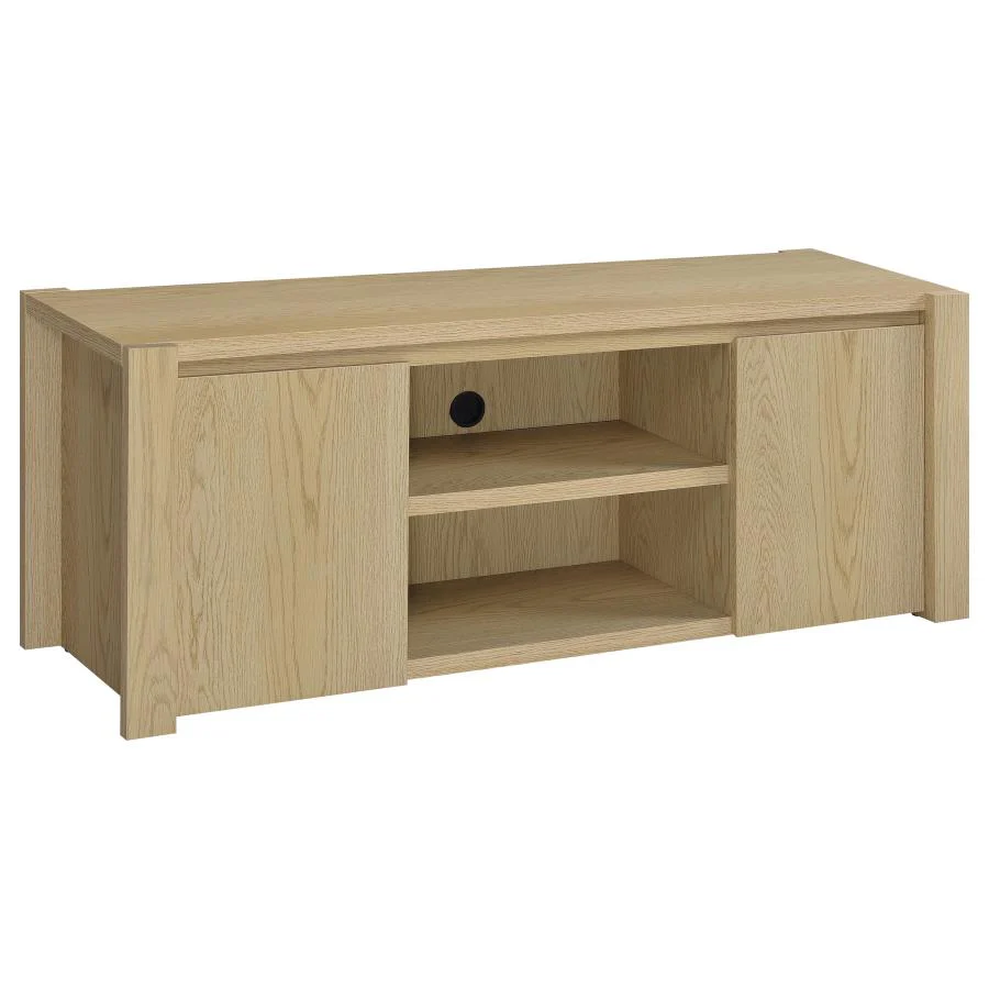 Laurelton - 3 Piece Entertainment Center TV Stand - Light Oak - Image 3