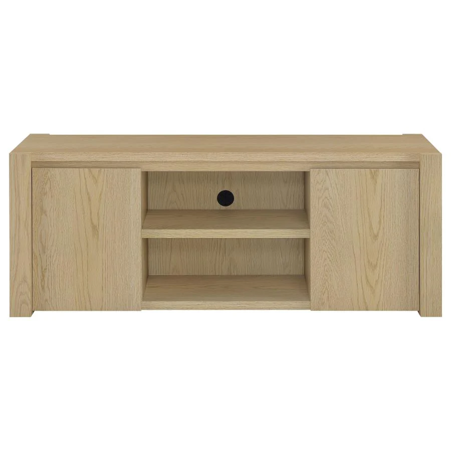 Laurelton - 3 Piece Entertainment Center TV Stand - Light Oak - Image 5