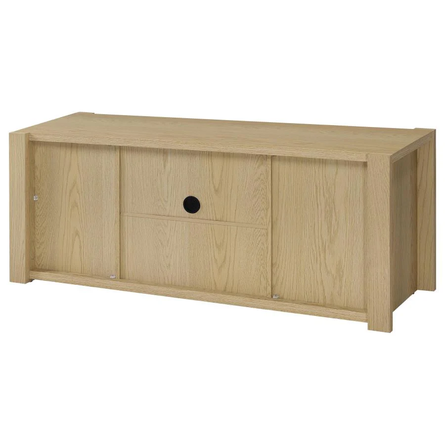 Laurelton - 3 Piece Entertainment Center TV Stand - Light Oak - Image 9
