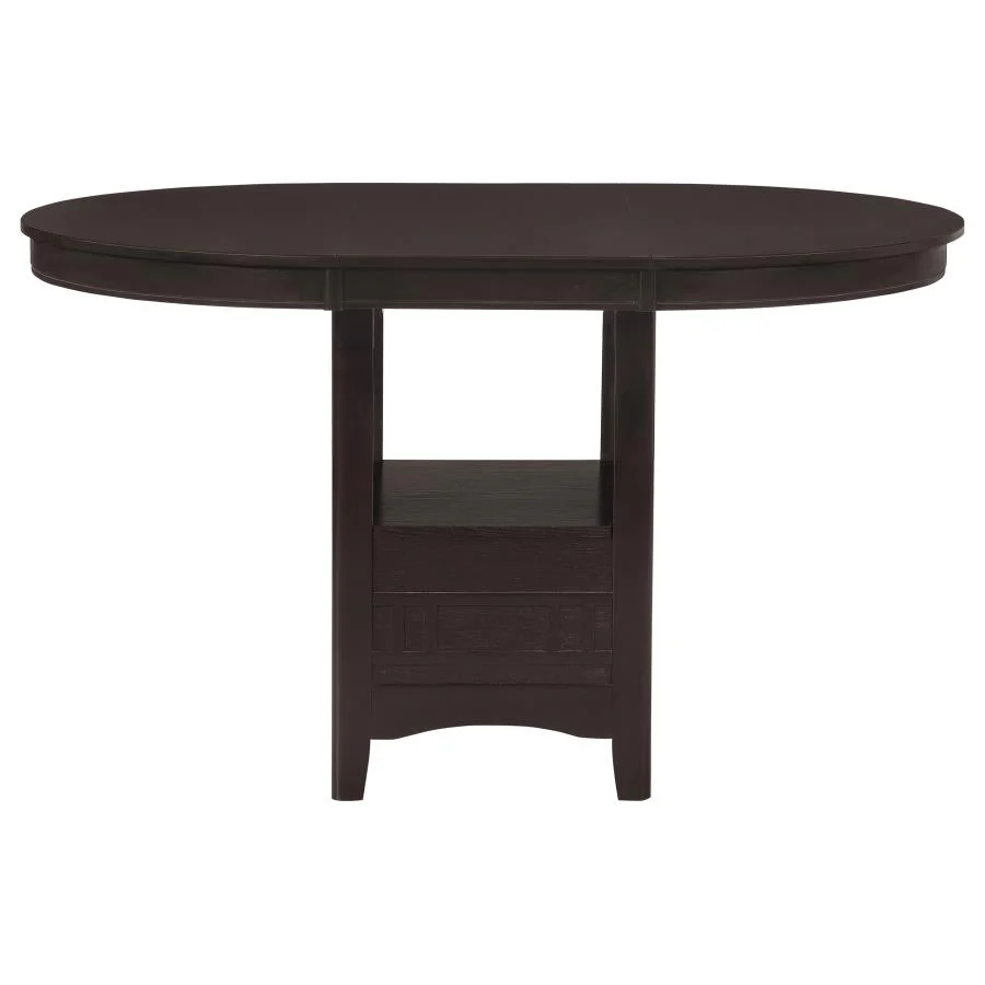 Lavon - Oval Extension Counter Dining Table - Espresso - Image 5