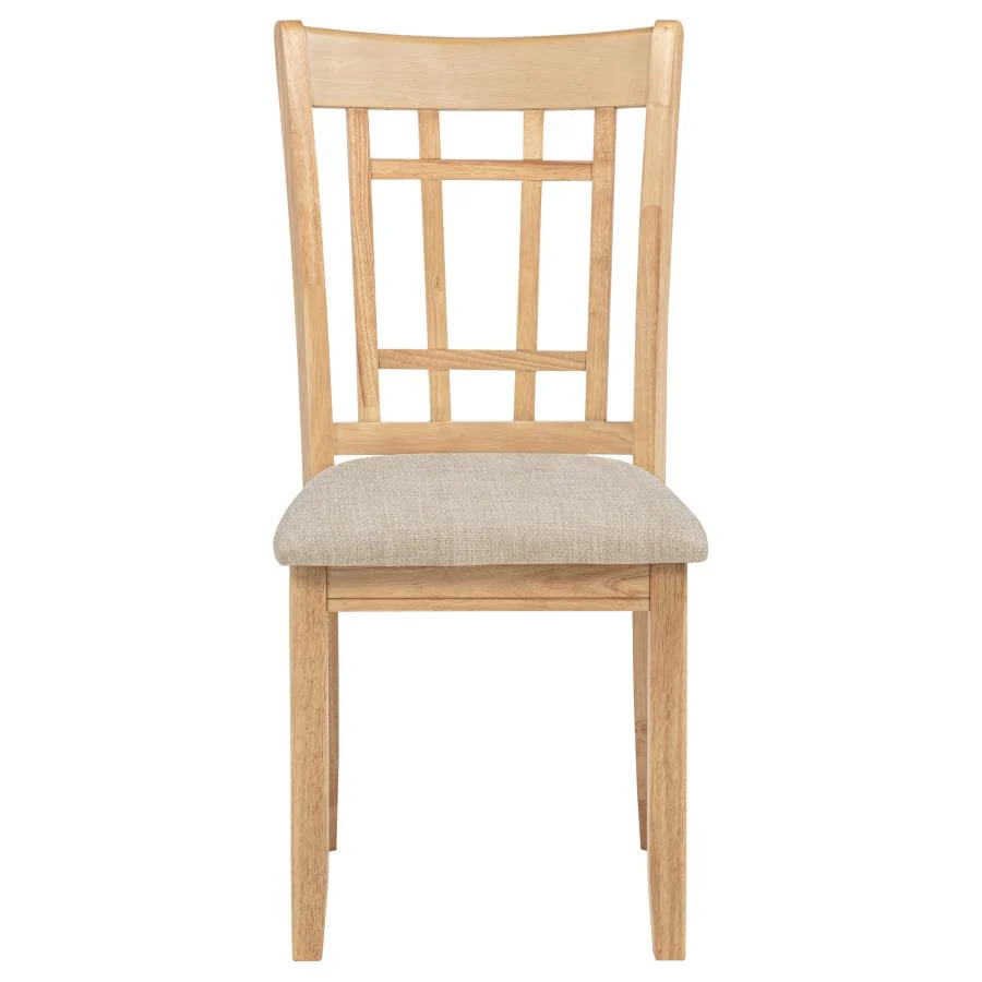 Lavon Wood Dining Side Chair Grey and Light Oak (Set of 2) - Image 3