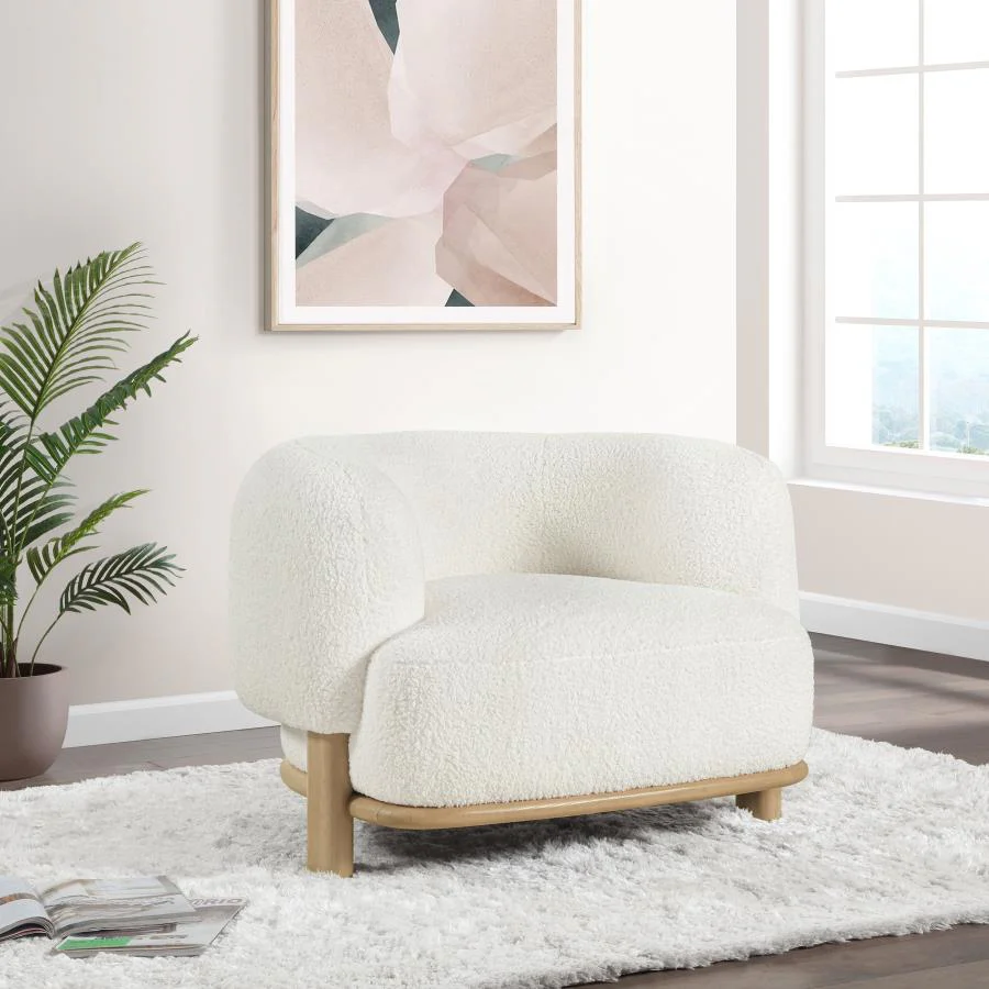 Lawler - Upholstered Barrel Back Accent Chair - Image 3
