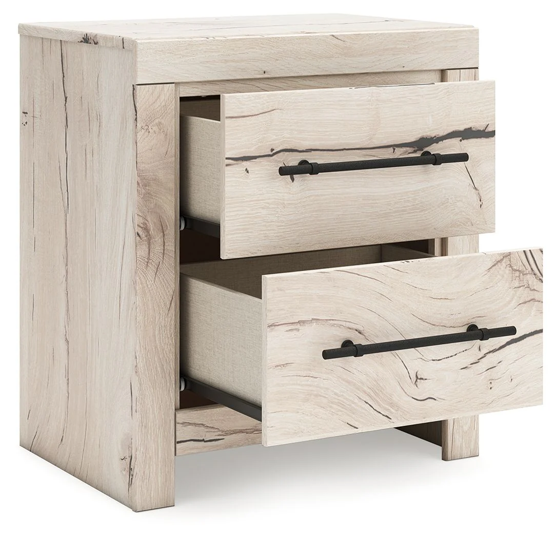 Lawroy - Two Drawer Night Stand - Light Natural - Image 8