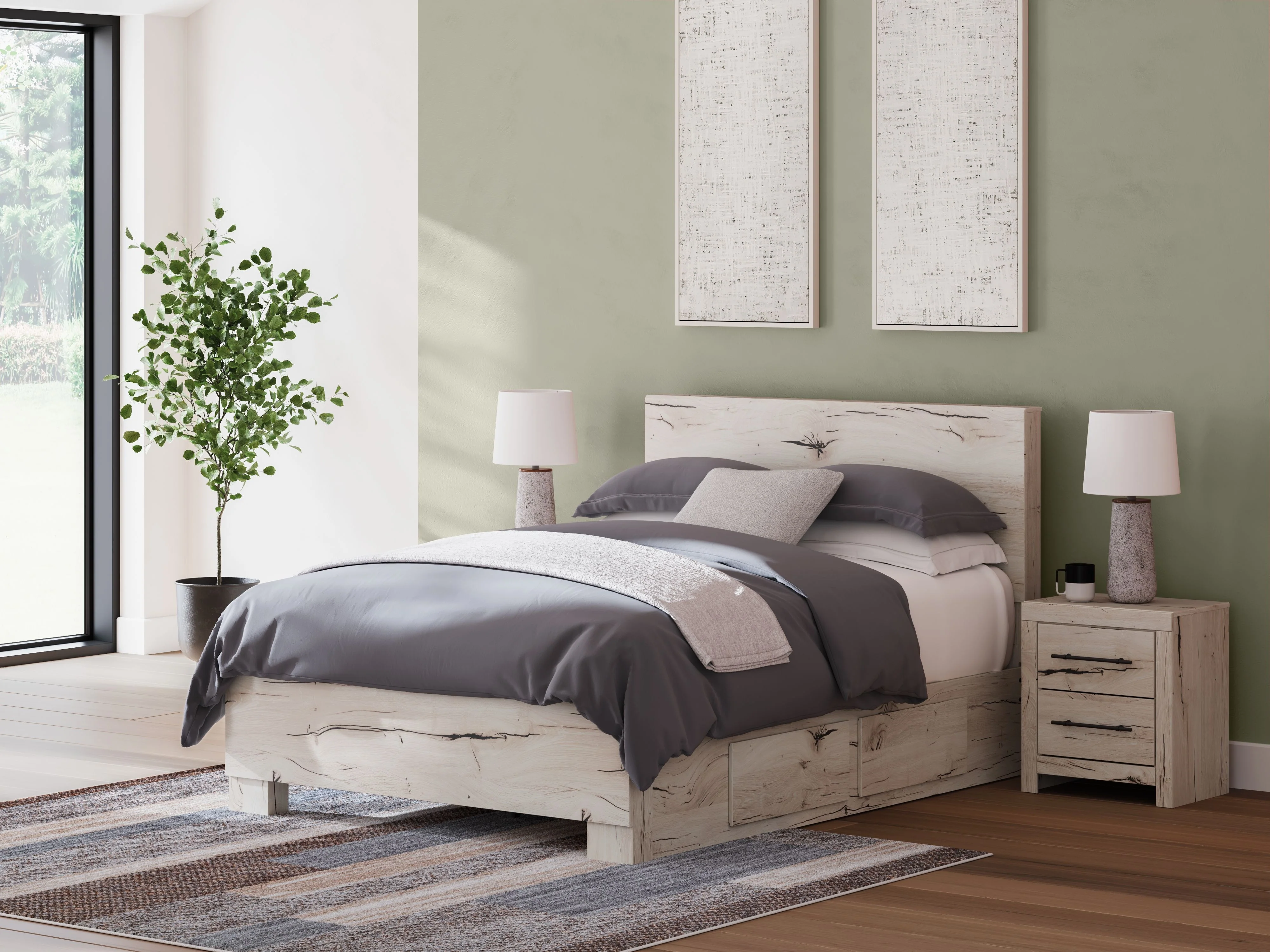 Lawroy - Panel Bed With Storage - Image 6