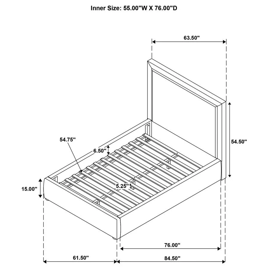 Lawson - Upholstered Platform Bed - Image 54