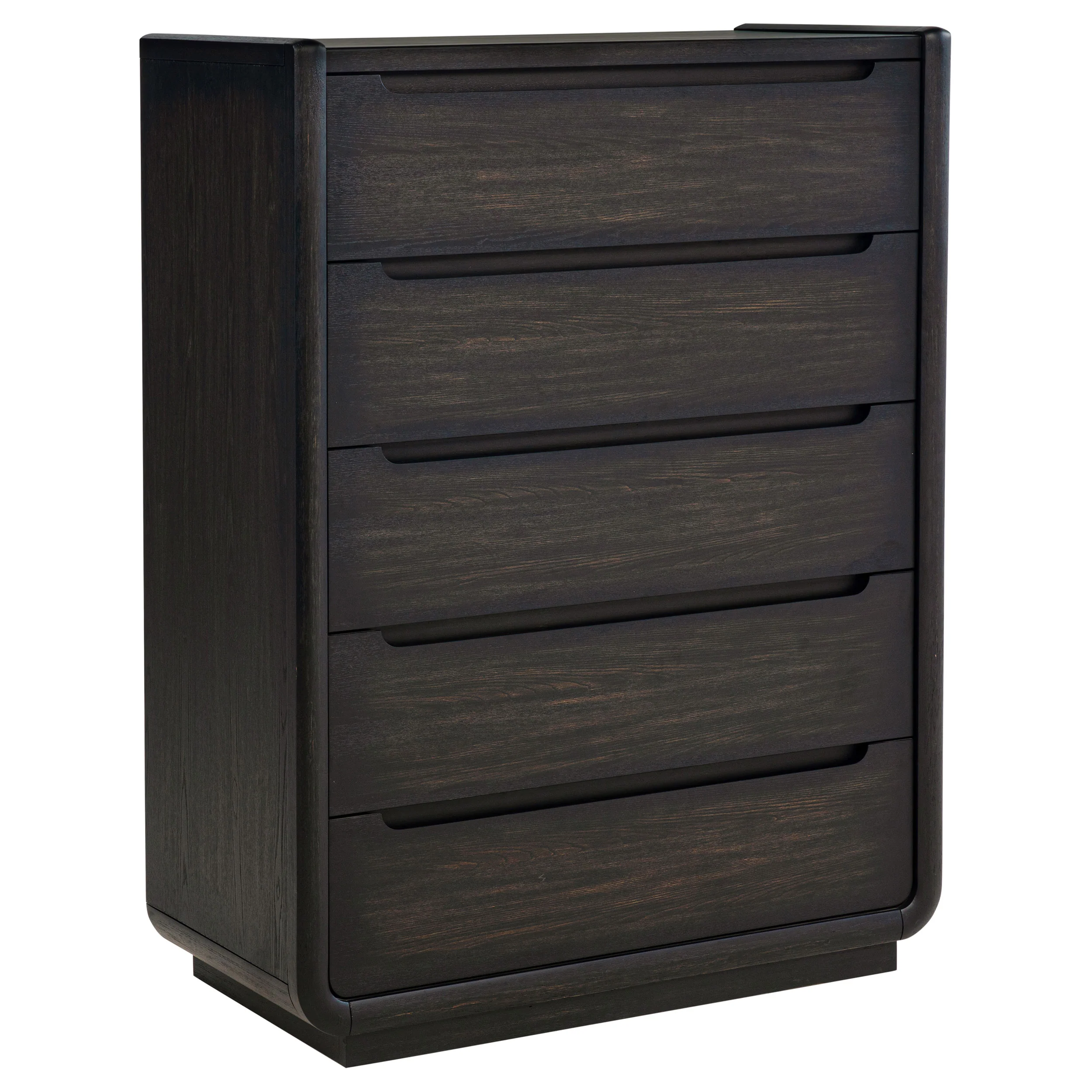 Leandro - 5-Drawer Bedroom Chest Of Drawers - Burnished Black - Image 14
