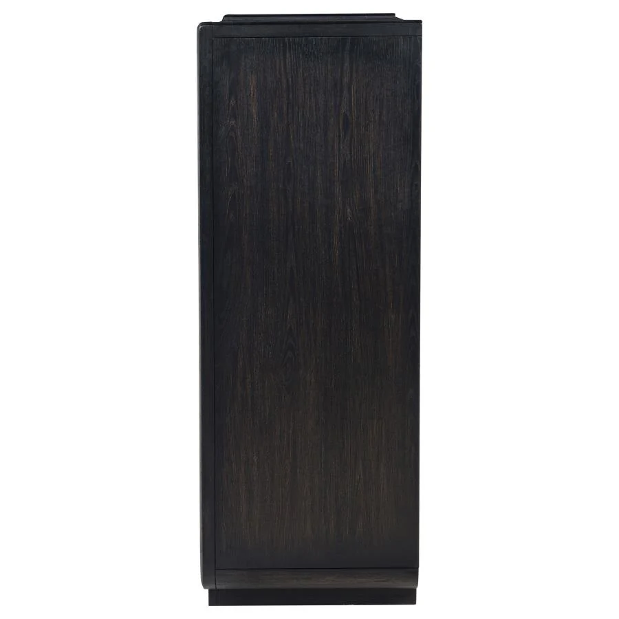 Leandro - 5-Drawer Bedroom Chest Of Drawers - Burnished Black - Image 5