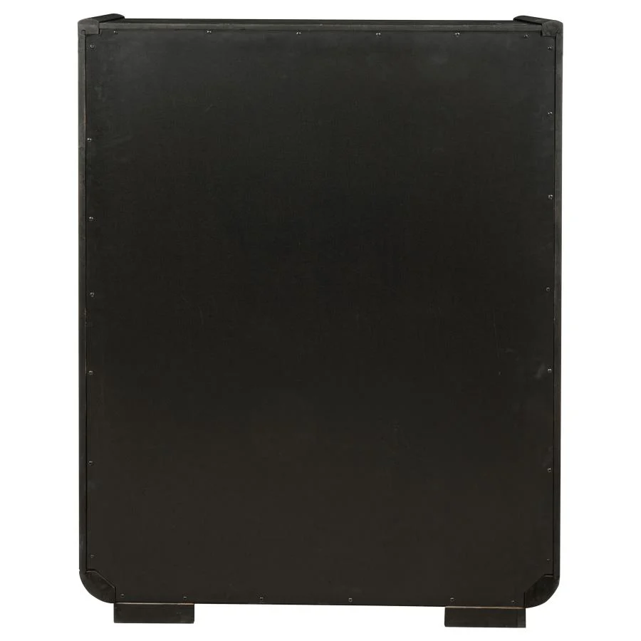 Leandro - 5-Drawer Bedroom Chest Of Drawers - Burnished Black - Image 7