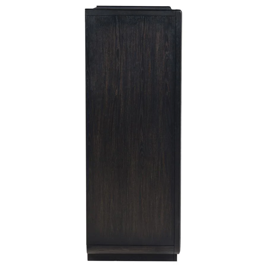 Leandro - 5-Drawer Bedroom Chest Of Drawers - Burnished Black - Image 9