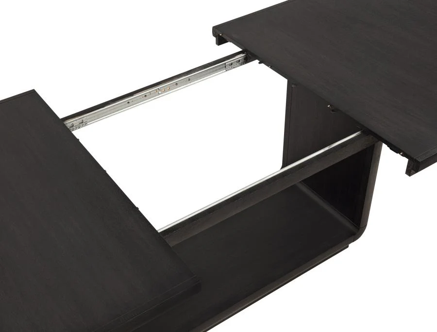 Leandro - 78" Extension Dining Room Table - Burnished Black - Image 11