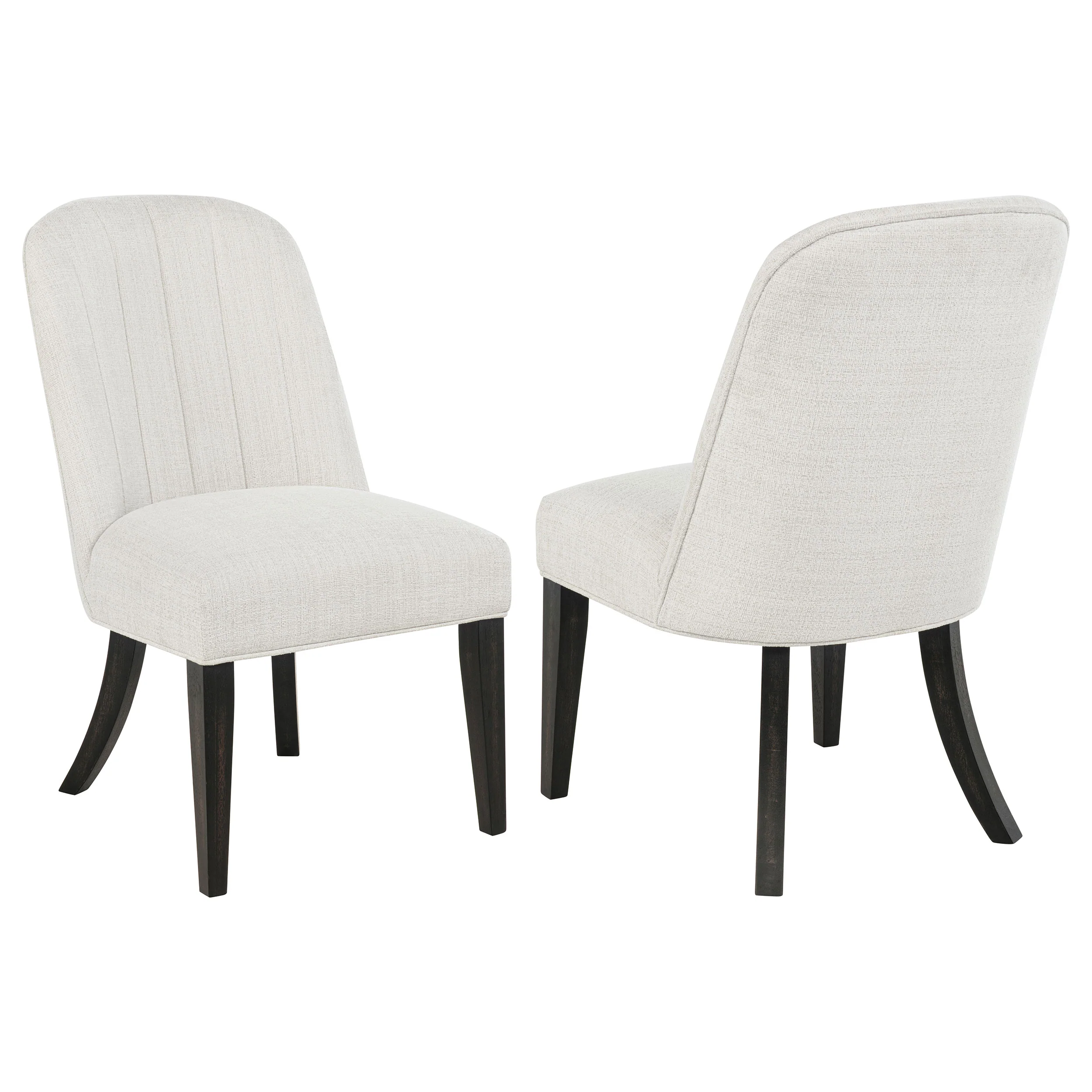 Leandro - Upholstered Dining Side Chair (Set of 2) - Cream - Image 17