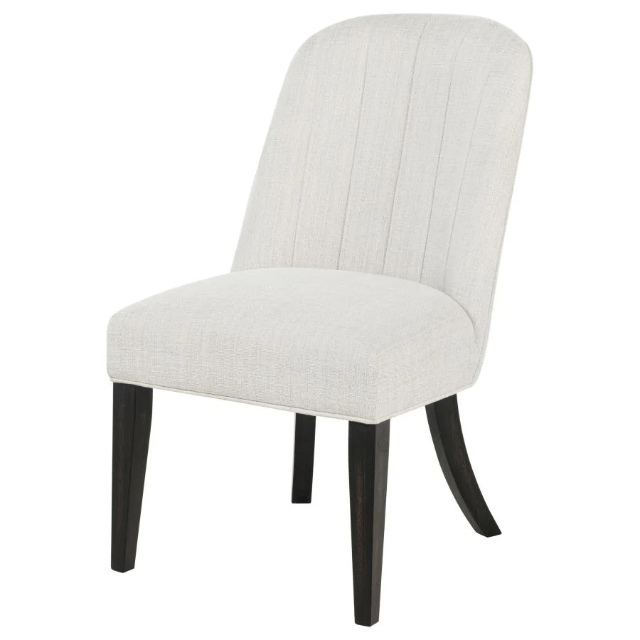 Leandro - Upholstered Dining Side Chair (Set of 2) - Cream - Image 5